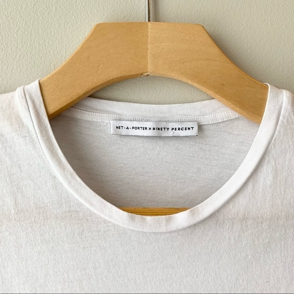 Ninety Percent x Net-A-Porter Incredible Women White T-Shirt Large - Picture 5 of 7